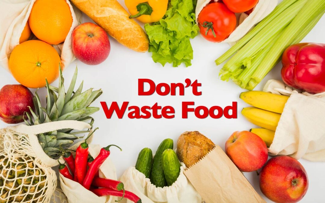 Dont Waste Food Poster For Dining Room